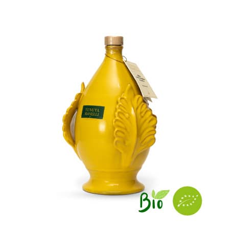 olio extravergine di oliva biologico 100% cellina di nardò pomo ocra 1 litro alta qualità ricco di polifenoli