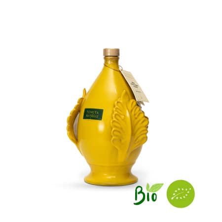 olio extravergine di oliva biologico 100% cellina di nardò pomo ocra 500 ml alta qualità ricco di polifenoli