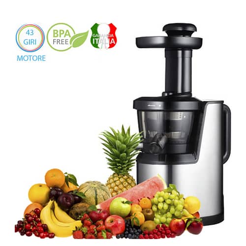 estrattore di succo slow juicer premium spremitura frutta e verdura