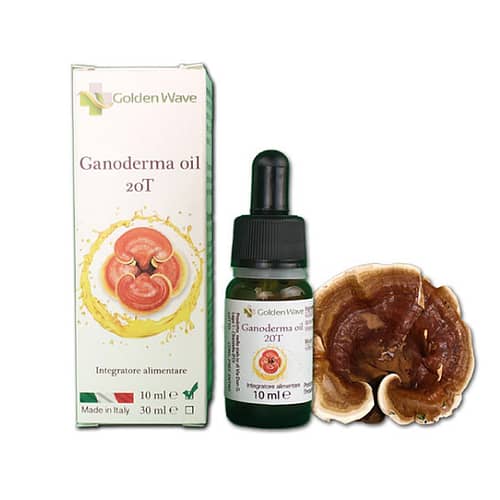 ganoderma oil 10 ml difese immunitarie stress ossidativo funghi curativi micoterapia
