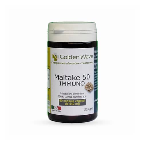 maitake 50 immuno micoterapia difese immunitarie compresse colesterolo diabete ipertensione