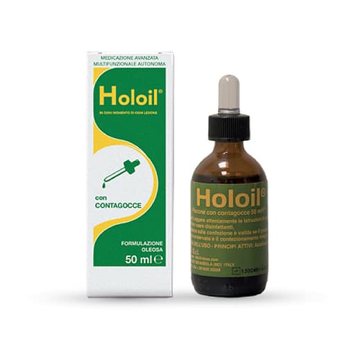 olio medicazione ferite piaghe holoil flacone 50 ml