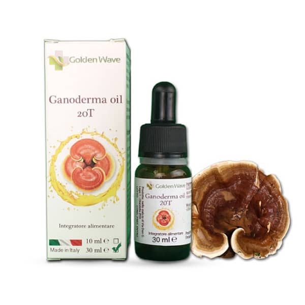ganoderma oil 30ml difese immunitarie stress ossidativo funghi curativi micoterapia