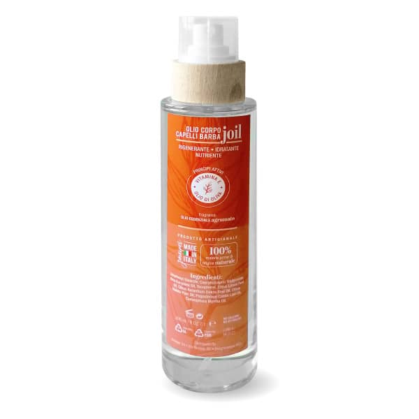 joil olio corpo capelli barba nutriente idratante disciplina a base di polifenoli dell'olio di oliva